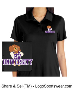 PWU UNIVERSITY LADIES POLO Design Zoom